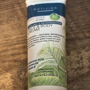 Optivida Nano-Silver Healing & Regenerative Face & Body Cream 3.4oz